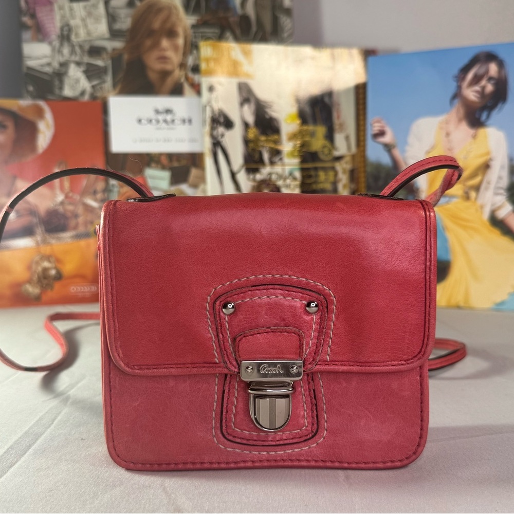 Coach Red Mini Crossbody Bag